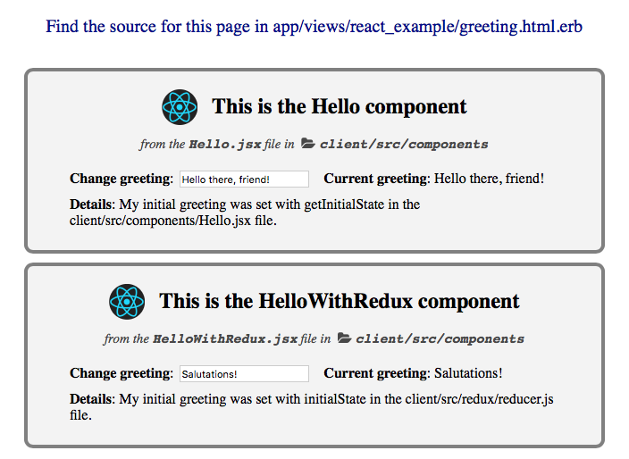 the demo page that react_rails_webpack generates when you set it up